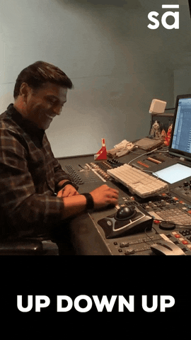 sudeepaudio volume have fun mixing up and down GIF