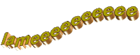 lame text Sticker by AnimatedText