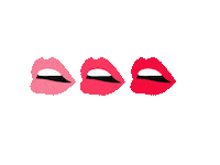 styrareesedesigns love kiss pink red Sticker