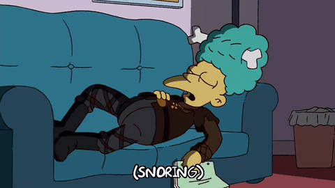 Sleepy Season 20 GIF by The Simpsons