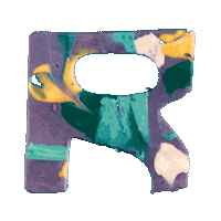 R Alphabet Sticker by angie amaro