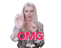 oh my god omg Sticker by The Edge NZ