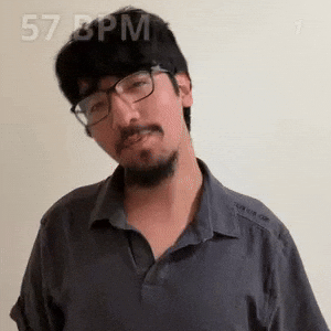 57 bpm