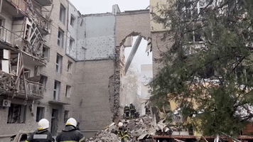 Several Killed by Strike on Residential Building in Mykolaiv