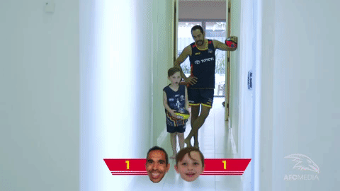 adelaidecrows giphygifmaker adelaide crows eddie betts lewis betts GIF