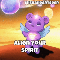 Peace Glow GIF by MishaHeartseer