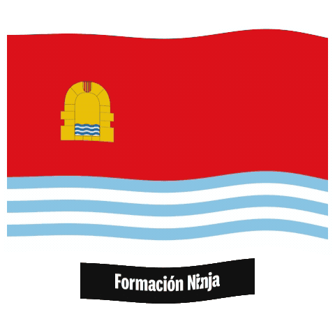 Flag Spain Sticker by Formación Ninja