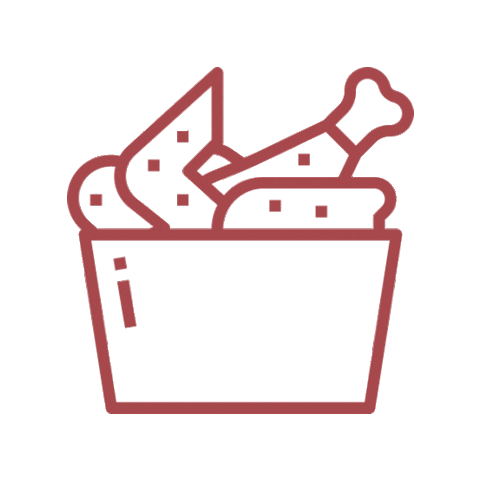 festival chicken Sticker by Brook Steakburguer