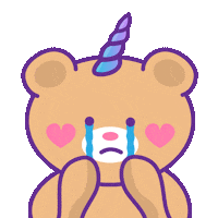 Sad Miss You Sticker by Jessica Lau