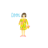dillydalian cool summer mom mommy Sticker