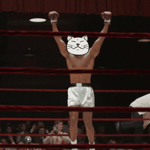 Kitty Win GIF by ShiroNeko