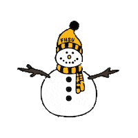 Snowman Tigers Sticker by FHSU Foundation