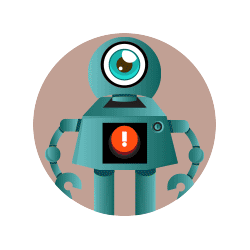 robot android Sticker