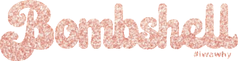 Bombshell Rose Gold Sticker by iwawhy