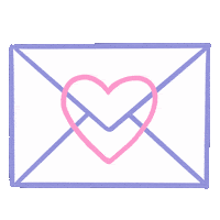 Enveloppe Love Letter Sticker by Lya Mgtt