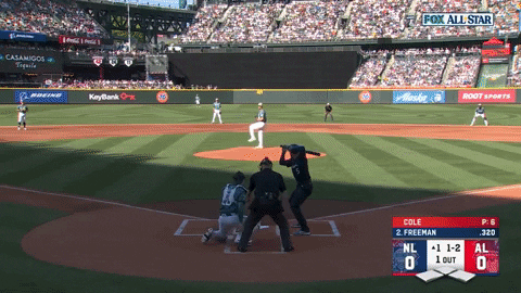 krahn23 giphygifmaker freddie freeman all-star game gerrit cole GIF