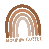 Good Morning Coffee Sticker