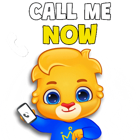 Ringing Call Me Sticker by Lucas and Friends by RV AppStudios