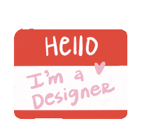 Pink Hello Sticker