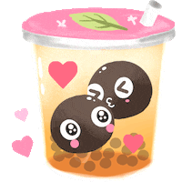 Bubble Tea Love Sticker