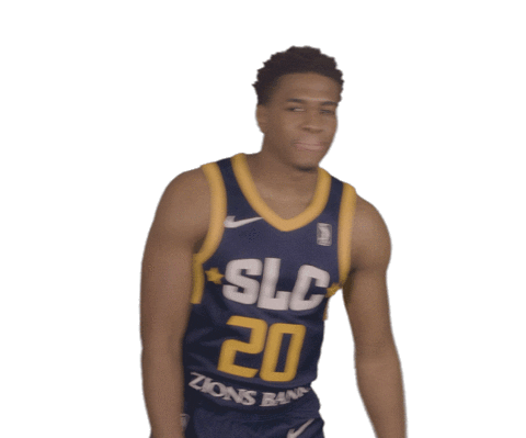 SLCStars giphyupload basketball what nba Sticker