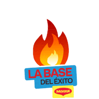 Flames Ganar Sticker by MaggiCentroamerica