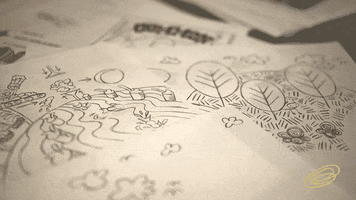 Sketch Draw GIF by mixdesign, inc