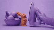 Melting Easter Bunny GIF