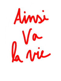 Life Quotes Sticker by Mathilde Cabanas