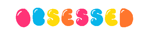 Rainbow Text Sticker by Muchable