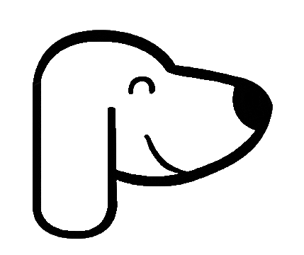 sniffdog giphyupload giphythatsgonnabeanofrommedawg dog dog head Sticker