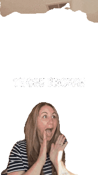 Excited Face Fresh Brows Sticker by Angela Maione Beauty