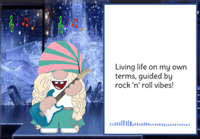 Rock Band Gnome GIF