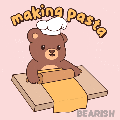 Teddy Bear Cooking GIF by BEARISH