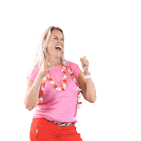 Sterkstaaltje happy up check blij Sticker