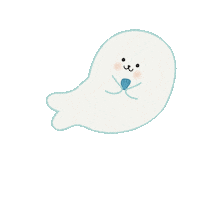 rangpeach incheon 인천 물개 조개 Sticker