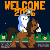 Happy New Year Penguin GIF by Pudgy Penguins