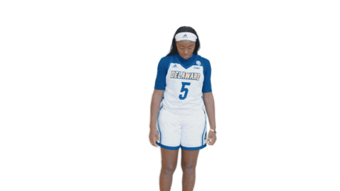 Basketball Eat Sticker by Delaware Blue Hens