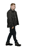 Happy Jamie Hyneman Sticker by Inspiroiva Creative