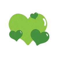 Three Hearts Heartbeat Sticker by LymeNow