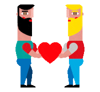 Gay Love Sticker by Xoan Viqueira