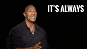 dwayne johnson it's always shit GIF by Jerology