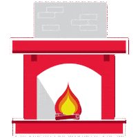Fireplace Immobilier Sticker by Sutton Group