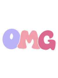 sandylookz omg girly frases semana Sticker