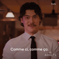 Meh French GIF by Adults
