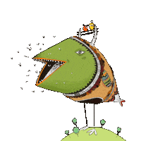 3D Fish Sticker by Chemical Sister