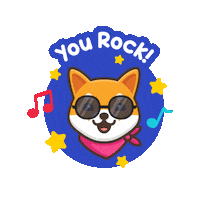 Usekamiapp dog kami yourock kamiapp Sticker