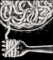 Hungry Eat Up GIF by Barbara Pozzi