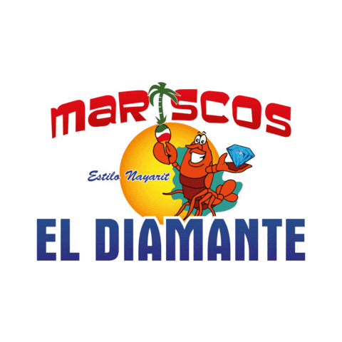 mariscoseldiamantelv diamante mariscos el diamante el diamante lv Sticker