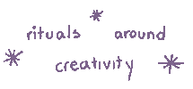 cafeinacoli painting creativity rituals caro arevalo Sticker
